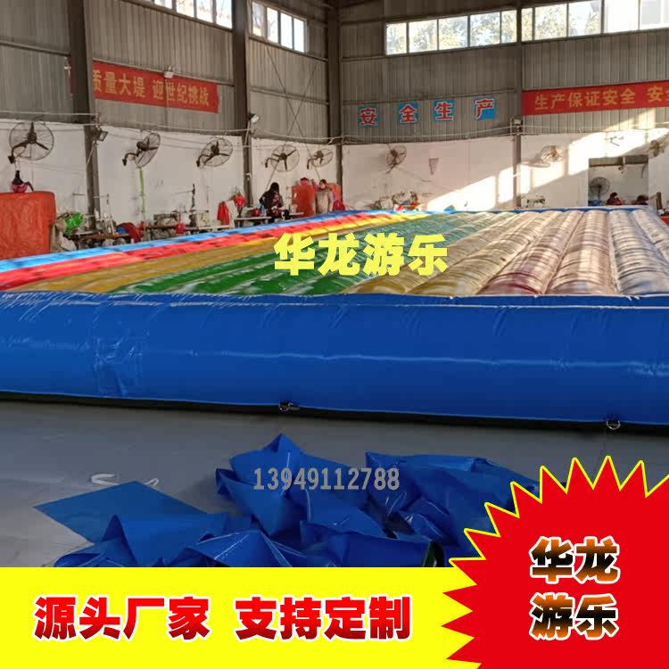 Douyin same swing bridge net red bridge outdoor scenic water park large equipment protection buffer protection cushion