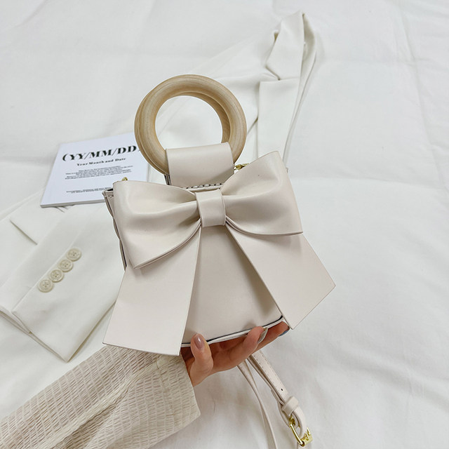 Summer New DIY Bow-Knot Bucket Bag Trendy LAOSHU Handmade Weaving Material Kit Gift for Girlfriend