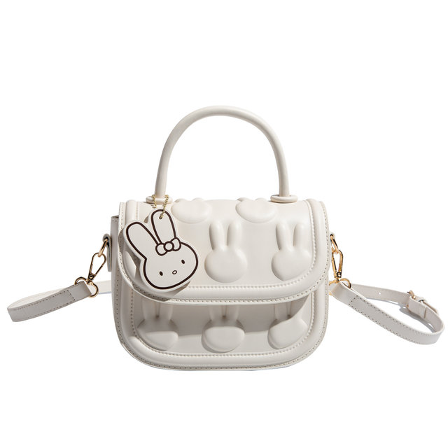 Handmade DIY Bag Making Material Kit, Cute Rabbit Crossbody Saddle Bag, Gift for Girlfriend or Best Friend's Birthday