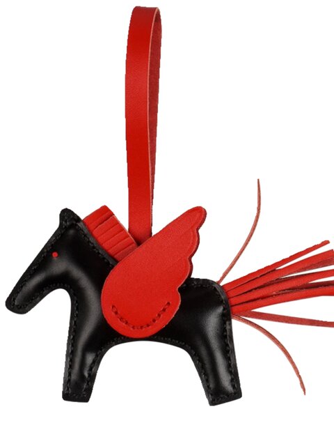 DIY Handmade Material Kit Mini Genuine Leather Little Pegasus Pendant LAOSHU Car Hanging Ornament Small Horse Leather Bag Decoration