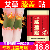 Wormwood knee hot compress warm self-heating joint pain physiotherapy knee warm baby heat patch cold black cream