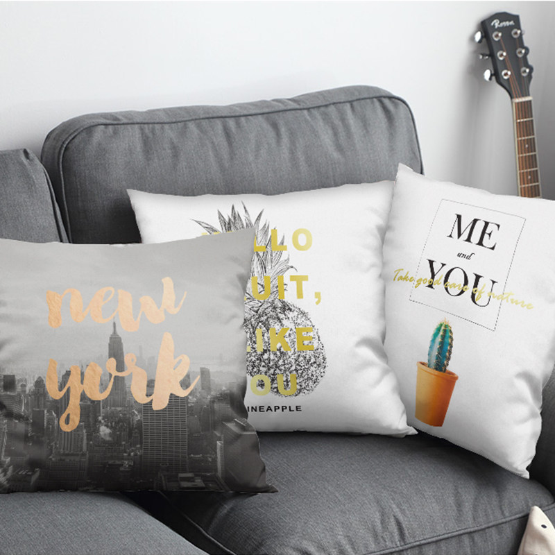 Pillow cushion cartoon pillow bedside sofa lumbar car lumbar pillow hug office lumbar cushion back cushion custom