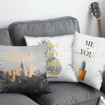 Pillow cushion cartoon pillow bedside sofa waist support car waist cushion custom