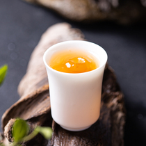Sheep Jade white porcelain master Cup single cup female kung fu cup large ceramic household personal Tea Cup Tea Cup gold