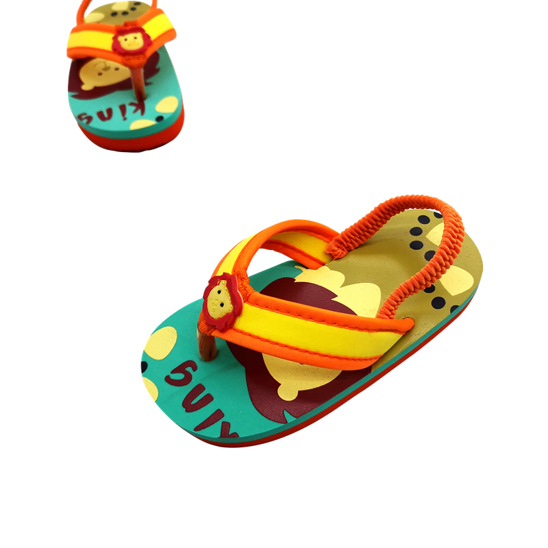 Summer Cartoon Children's Slippers, Breathable Boys' Non-Slip Flip-Flops, Quick-Drying Baby Beach Shoes, Flip-Flops