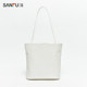 Sanfu Tote Bag Women's Spring Idyllic Holiday Style ຄວາມອາດສາມາດຂະຫນາດໃຫຍ່ Puppy Doll Armpit Bag Cute Shoulder Bag 483574