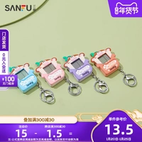 三福 Увлекательный креативный брелок, маленький динозавр, игровая приставка, сумка для техники, подвеска, обезьяна