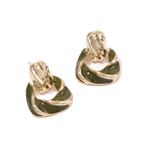 Sanfu retro color texture earrings pair elegant fashion jewelry accessories earrings 837764