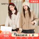Sanfu cotton-padded clothes 2025 new winter spliced ​​corduroy lapel cotton-padded jacket small person loose coat women's clothing