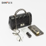 三福 Ретро сумка через плечо, цепь, коллекция 2023, в стиле Шанель