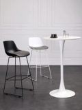 Gaojiao Stool Simple, современный легкий роскошный бар -дизайнерский стул Iron Art Bar на стойке стола на столовой стойке.