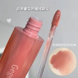 Gegebear Glaze Dot Dot Mud Mud Faint Matte, мягкая туманная губа глазурь не легко, дешевые студенты, белая помада