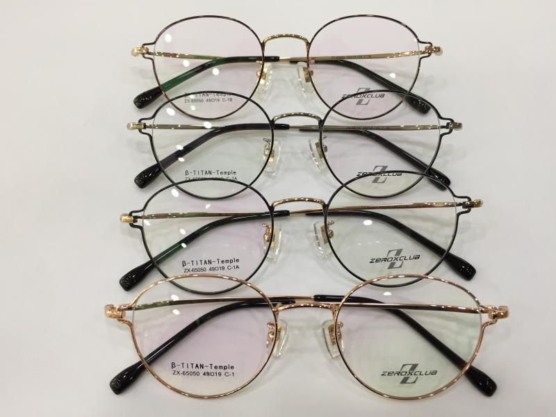 確認用  1 イチエー 实体店专柜皇家乐园眼镜架皇家乐园时尚新B钛架ZX-