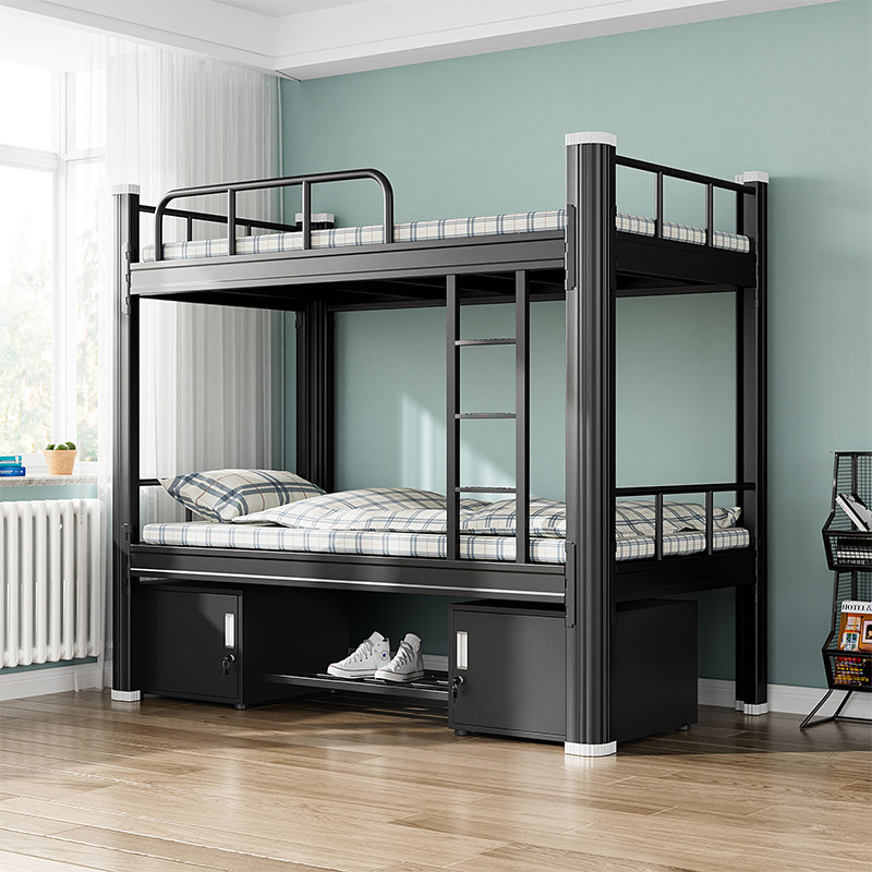 苏美特1.2米双层床员工铁架床公寓高低床工地上下铺学生宿舍铁床
