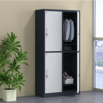 Steel locker staff four-door changing wardrobe disassembly and assembly iron cabinet storage cabinet shoe cabinet with lock student storage cabinet