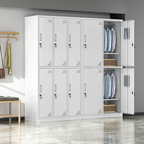 Locker staff locker dormitory shoe cabinet with lock bag storage cabinet canteen cupboard factory workshop multi-door cabinet