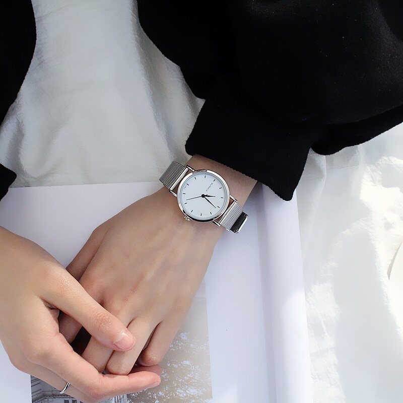 Han Style East Gate Watches Iron Necklace Metal Watch With Female Korean version Jane about elegant temperament Men's table couple pair