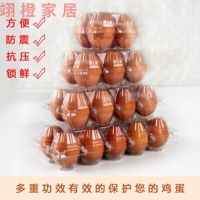 9 12 10 Soil Chicken Egg Box Plastic Egg depository Duck Egg Quail Egg Packaging Box Transparent One-off