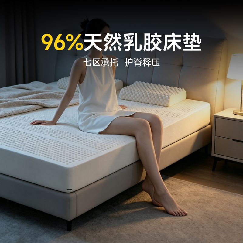 Paratex Thai Natural Latex Mattress Imported from Thailand 5Cm10Cm Thick Pure Rubber Full Latex Home Roll Package