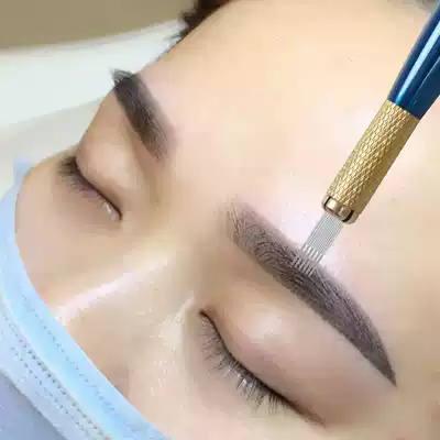 God four heroes pattern embroidery needle piece semi-permanent pattern embroidery blade water mist eyebrow light oxygen eyebrow needle pattern eyebrow handmade fog needle