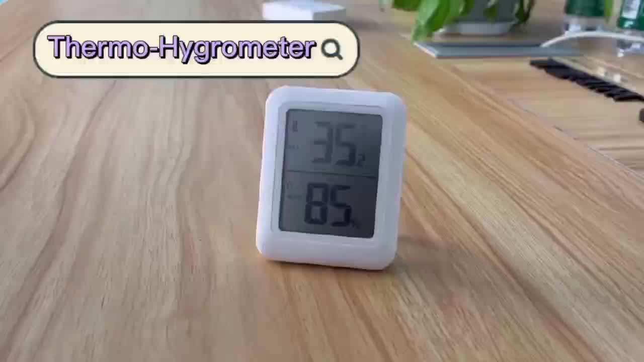 Indoor Moisture Tester Digital Hygrometer Pt19d Smart Thermometer And