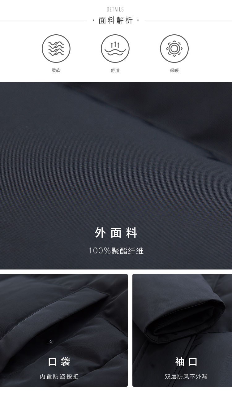 断码好价 森马 男士加厚中长款羽绒服 图13