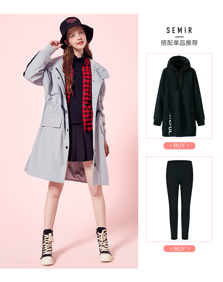 Trench pour femme SEMIR   en Polyester en Polyester - Ref 3227514 Image 18