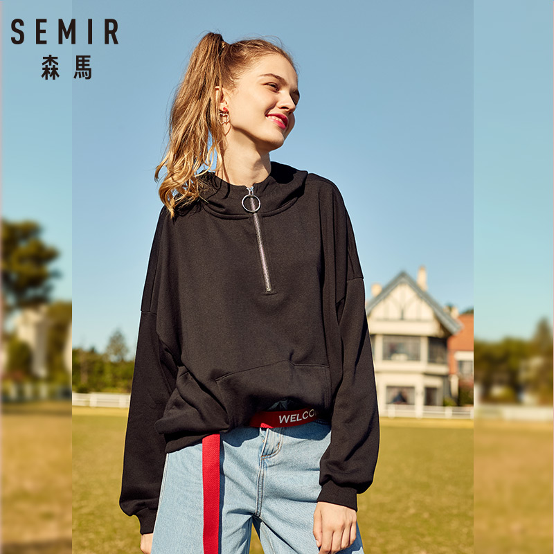 Sweatshirt femme SEMIR   en Coton - Ref 3216067 Image 1