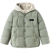 Semir childrens down jacket 2024 new set three-proof jacket polar fleece two-piece set boys and girls winter clothing