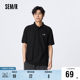 Semir POLO shirt male 2023 summer new simple white men's lapel short-sleeved t-shirt casual commuter wind t-shirt