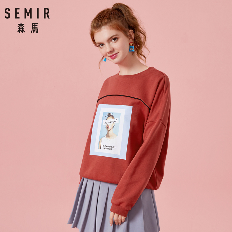 Sweatshirt femme SEMIR   en Coton - Ref 3214013 Image 3