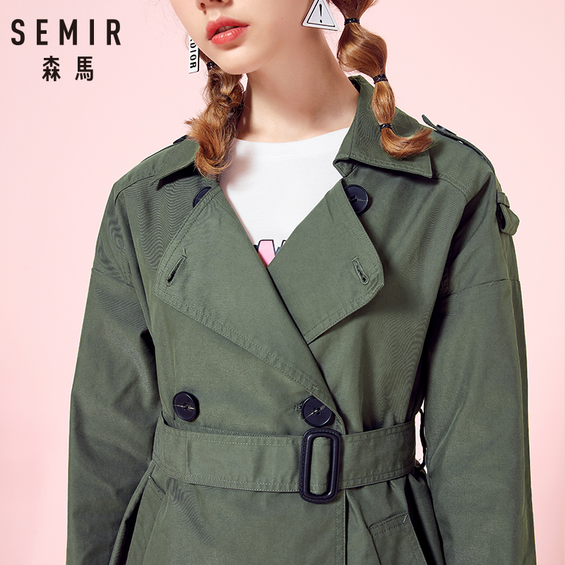 Trench pour femme SEMIR   en Coton en Coton - Ref 3228341 Image 4