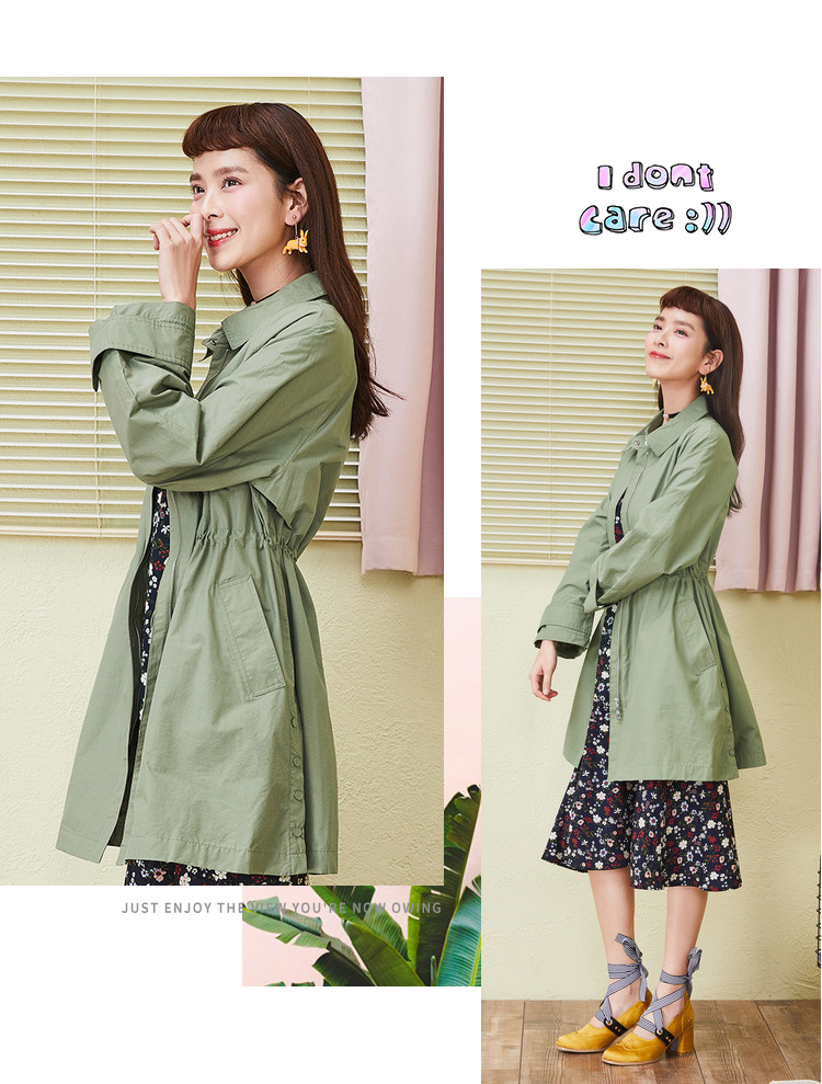 Trench pour femme SEMIR   en Coton - Ref 3226801 Image 9