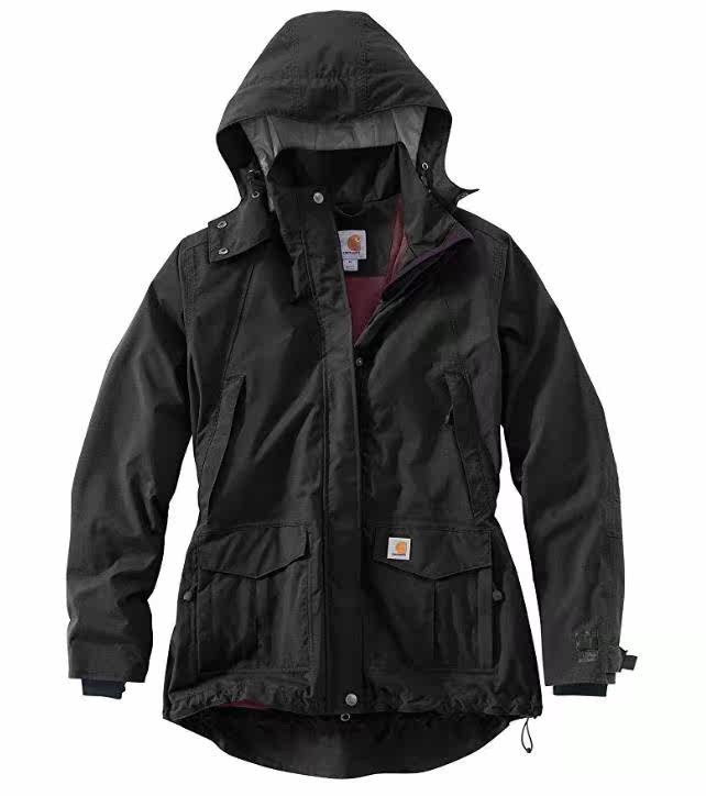 Carhartt Women's Hooded Waterproof Windproof Jacket #21047 US Direct Mail Multicolor