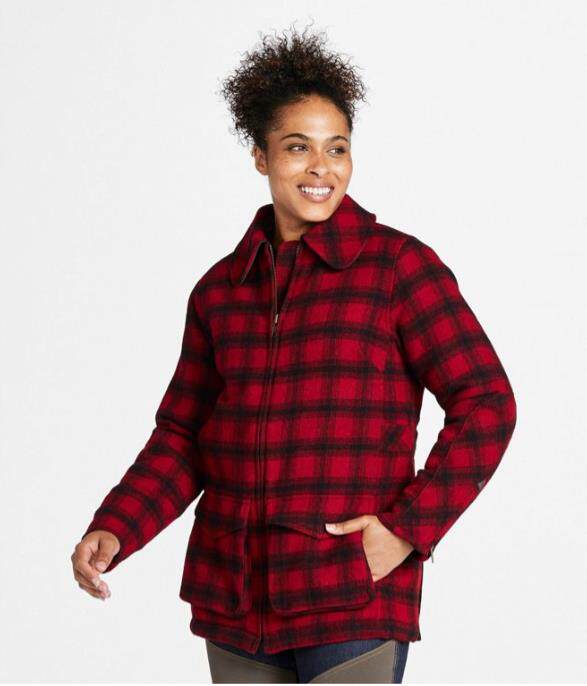 L L bean Binn women's woolen coat woolen coat warm lining TA271121 US direct mail