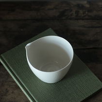 Rustic uniform Cup gongdo Cup grass gray glaze handmade popular writing popular Dehua kiln Japanese tea Division station