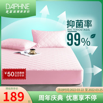 Defunie Bed Bamboo Hat Single Piece Fixed Non-slip Bed Hat Hood Bed Cover Breathable Thickened Dust-Proof Mattress Cover Protective Sleeve