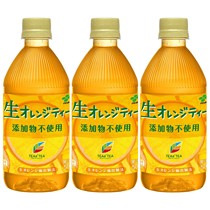 Japan imported Ito Garden without added orange juice raw tea fresh orange tea raw apple juice black tea beverage 500ml