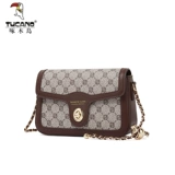 Модная сумка для телефона на одно плечо, цепь, французский стиль, премиум класс, на цепочке