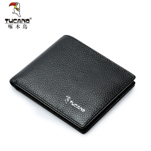 Мужской короткий бумажник, подарочная коробка, картхолдер, кошелек, из натуральной кожи, изысканный стиль, подарок на день рождения