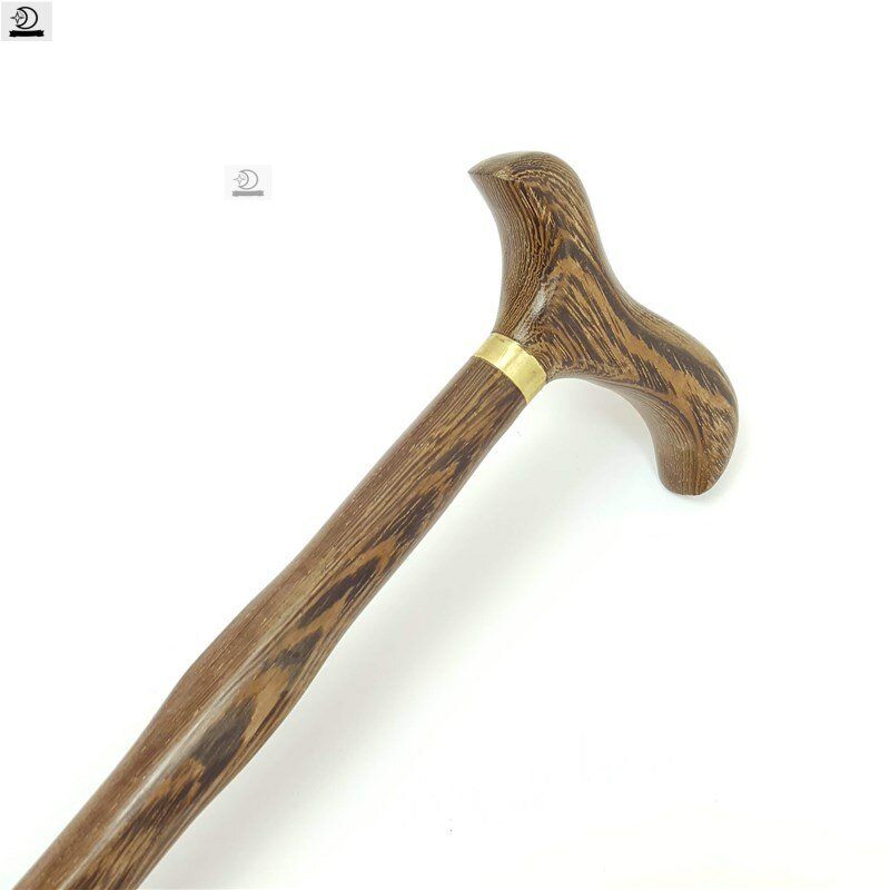 Elderly crutches cane elderly solid wood light multi-functional non-slip crutches