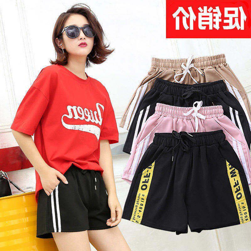 Lady Legs Student Women Han Hitch 202,100 Summer New Loose Big Version Women Pants Wide Height Code Waist Shorts Hot Pants