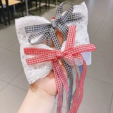 Детская заколка для волос с бантиком, детские безвредные шпильки для волос для принцессы, аксессуар для волос, не повреждает волосы