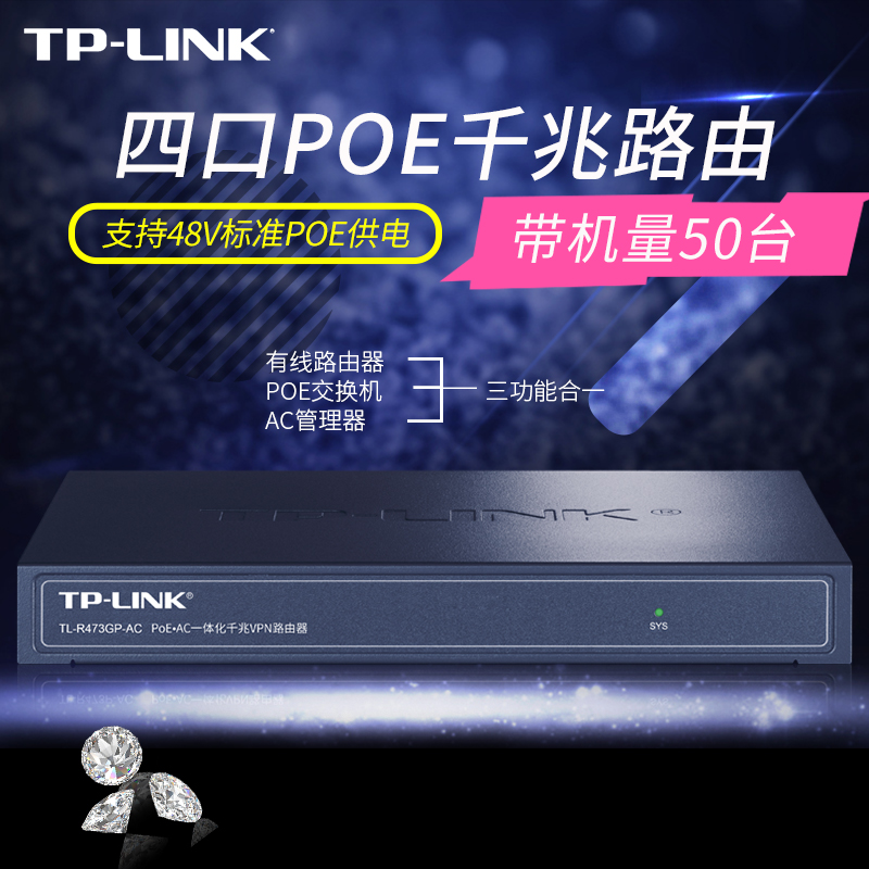 tplink Gigabit Enterprise-grade 4 Port POE Wireless AP Manager TL-R473GP-AC