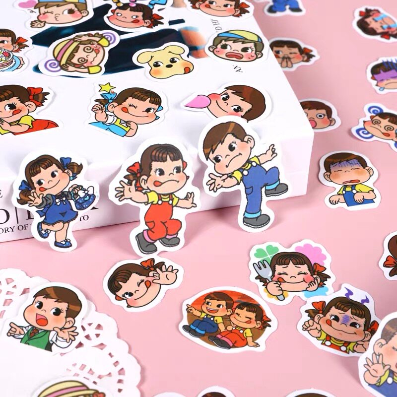 100 pieces of hand account stickers cute tape cartoon Buji home mobile phone decoration diy stickers