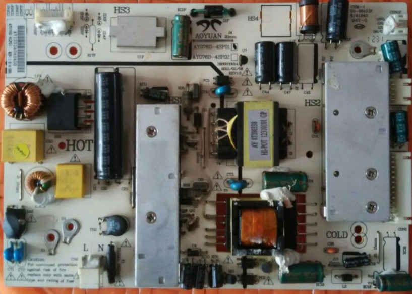Original Panda LE32D12 D16 F16 power board AY076D-4SF01 3BS0033014 Warranty 100 days