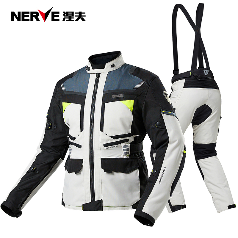 Nerve Hurricane Motorcycle Riding Suit Summer Waterproof and Anti-Fall for Men and Women Motorcycle Rally Suit for All Seasons Nerve Hurricane Motorcycle Riding Suit Summer Waterproof and Anti-Fall for Men and Women Motorcycle Rally Suit for All Seasons