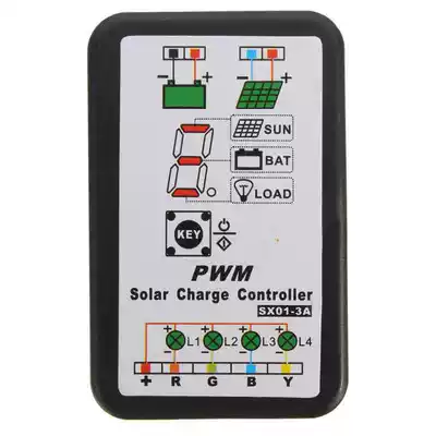 3A 6V 12V PWM Solar Panel Light Controller Battery Charge Re