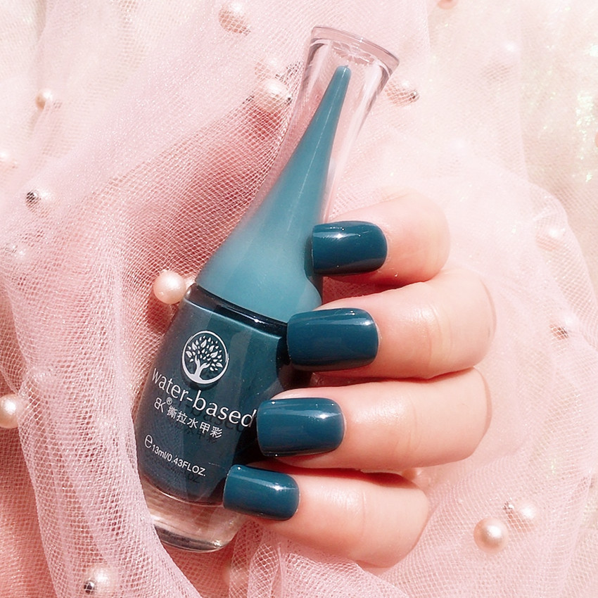 BK tear pull water-based nail polish environmental protection non-toxic and tasteless nail color pregnant women and children can be used early and late stripping easy to remove