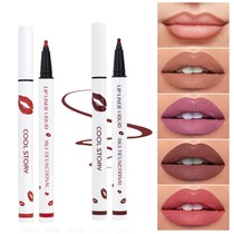 Lip Liner Pen Matte Liquid Lipstick Pen Non-stick Cup Lip